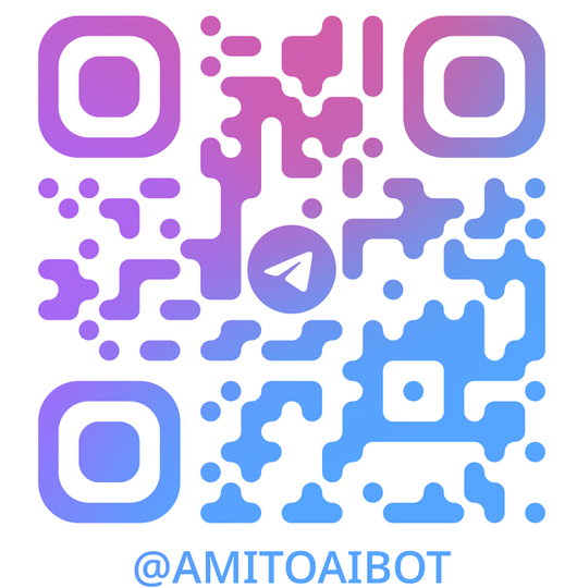 QR code to open Amito on Telegram